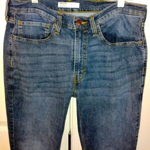 Men's Blue Jeans Levi Strauss Signature Straight Leg Jeans 34x34